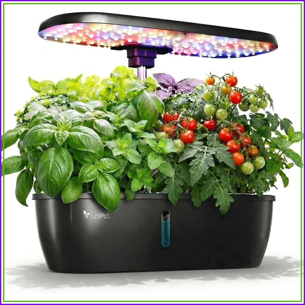 Indoor Herb Garden Grow Light Smart Kit - 12-Pod Indoor Herb Garden Kit with