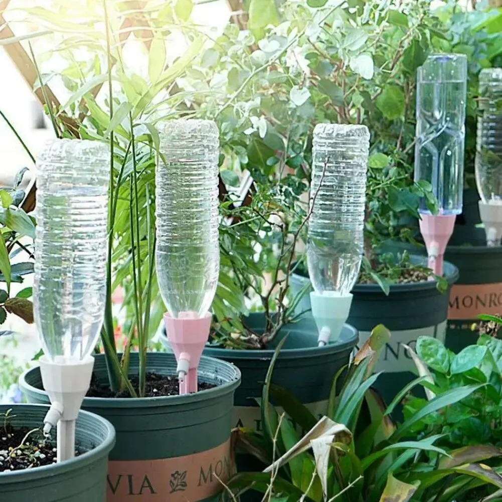 Automatic Plant Watering Spikes Drip Kit - 3Pcs Adjustable Drip Irrigation System Automatic