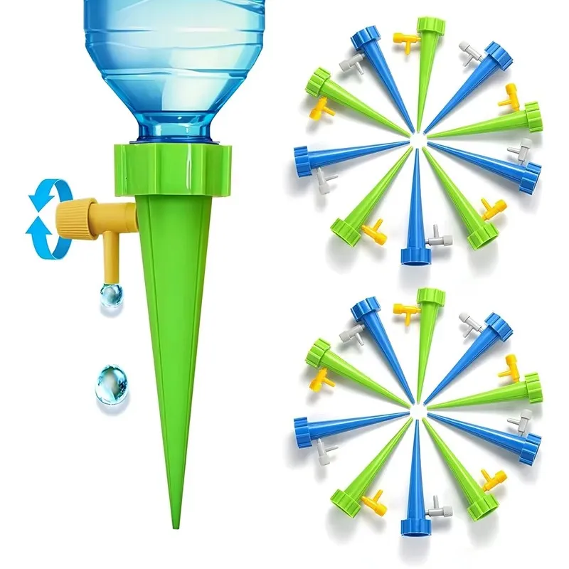 Automatic Plant Watering Spikes Drip Kit - 32/64pcs Auto Adjustable Drip Spike Water