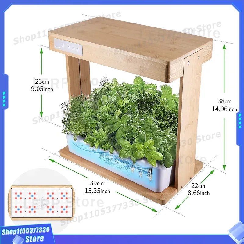 IGS-05 Smart Hydroponic Garden - Indoor Herb Garden Grow Light Smart Kit 评论和价格