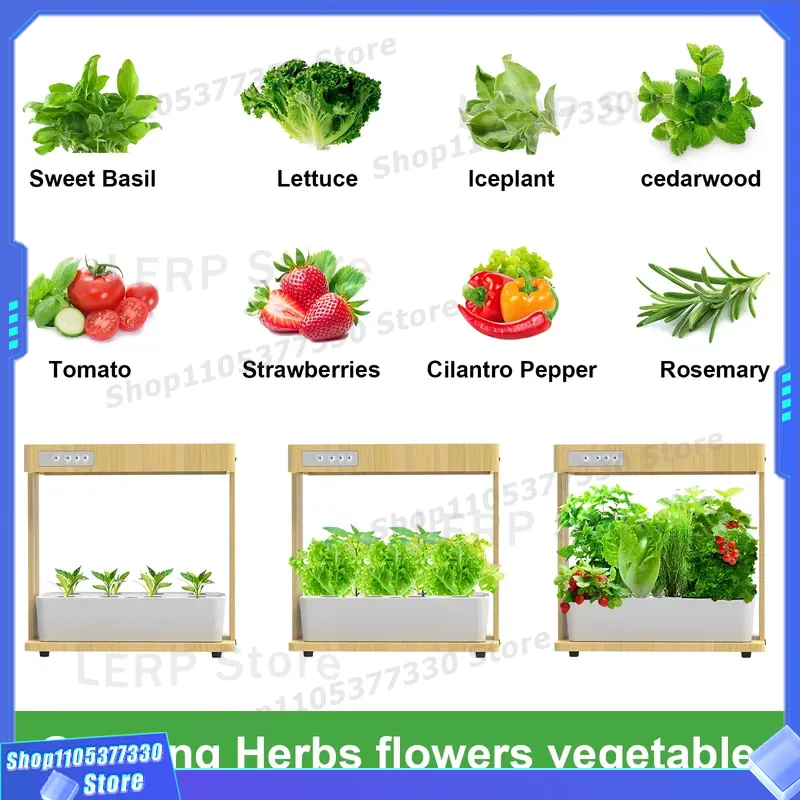 IGS-05 Smart Hydroponic Garden - Indoor Herb Garden Grow Light Smart Kit 评论和价格