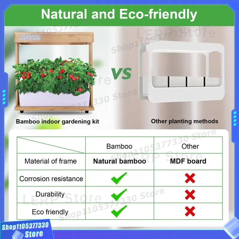 IGS-05 Smart Hydroponic Garden - Indoor Herb Garden Grow Light Smart Kit 评论和价格