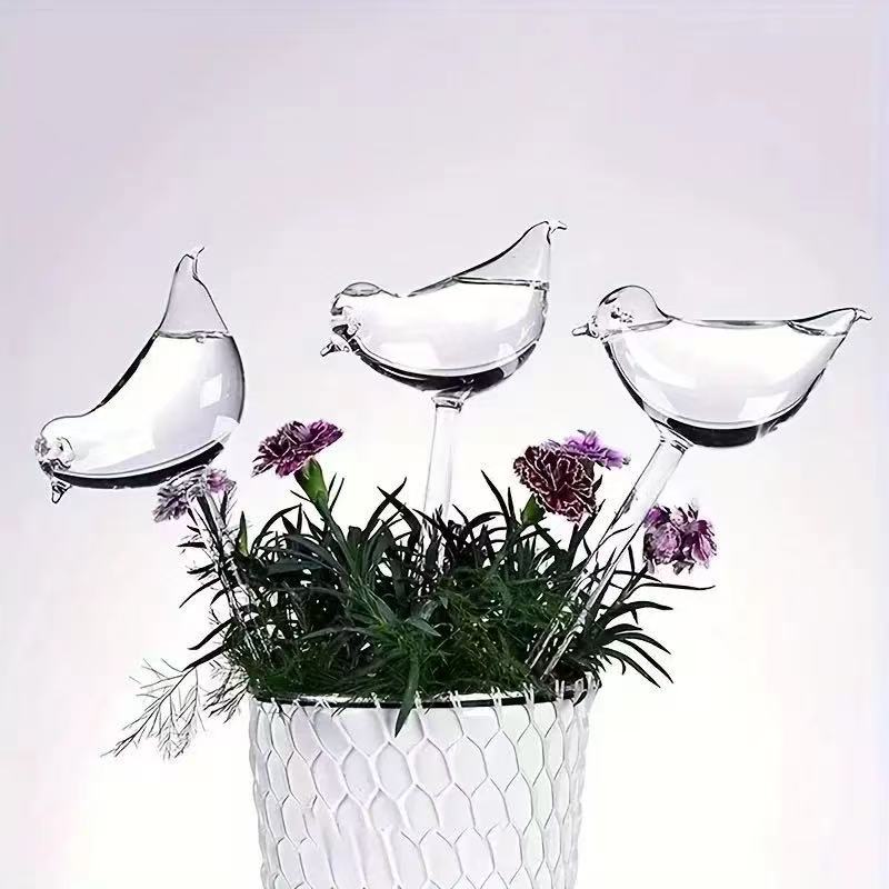 4/8PC Glass Look Automatic Pla - Automatic Plant Watering Spikes Drip Kit 评论和价格