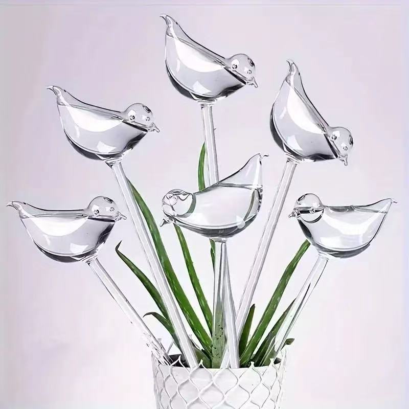 4/8PC Glass Look Automatic Pla - Automatic Plant Watering Spikes Drip Kit 评论和价格