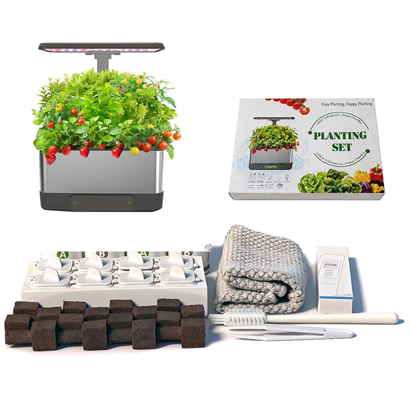 Hydroponic Growing System Kit  - Indoor Herb Garden Grow Light Smart Kit 评论和价格