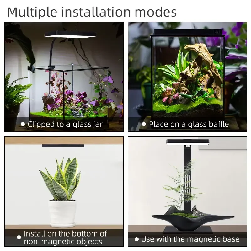 WEEK AQUA USB aquarium light P - Plant Grow Light Full Spectrum Clip On 评论和价格
