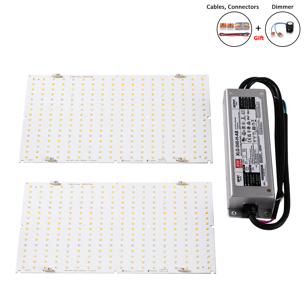 2x 120w QB288 lm281b+ Full Spe - Plant Grow Light Full Spectrum Clip On 评论和价格