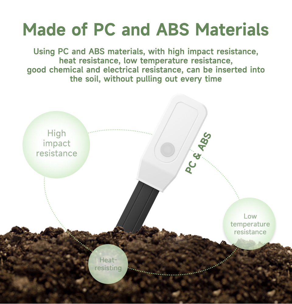 Smart Soil Tester Sensor, Zigb - Tuya Zigbee Soil Moisture Temperature Sensor 评论和价格