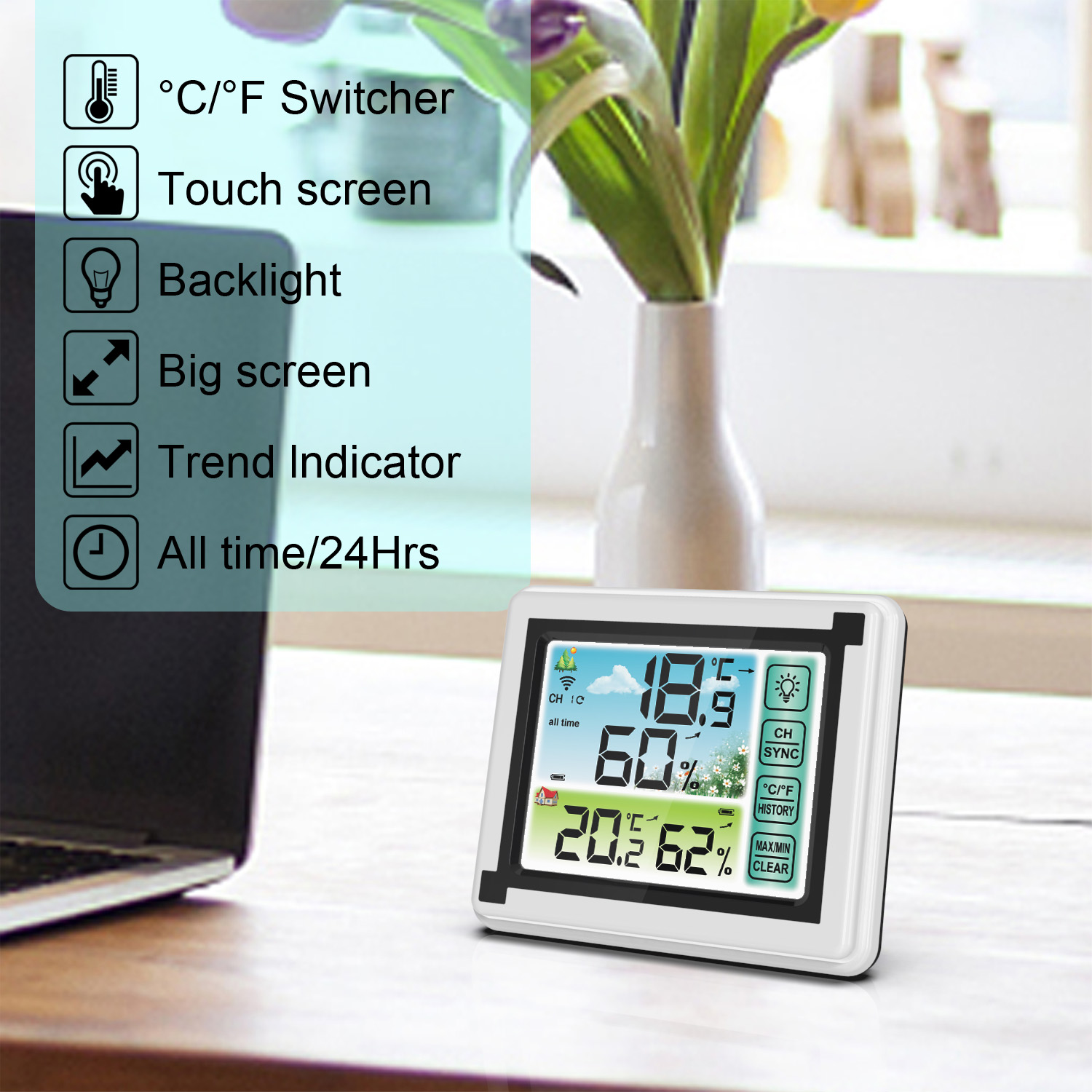Weather Station Wireless Digit - Wireless Weather Station Indoor Outdoor 评论和价格