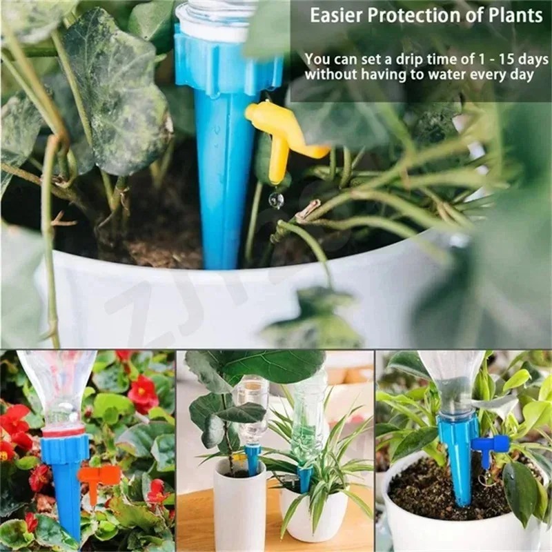 10/40pcs Auto Adjustable Drip  - Automatic Plant Watering Spikes Drip Kit 评论和价格
