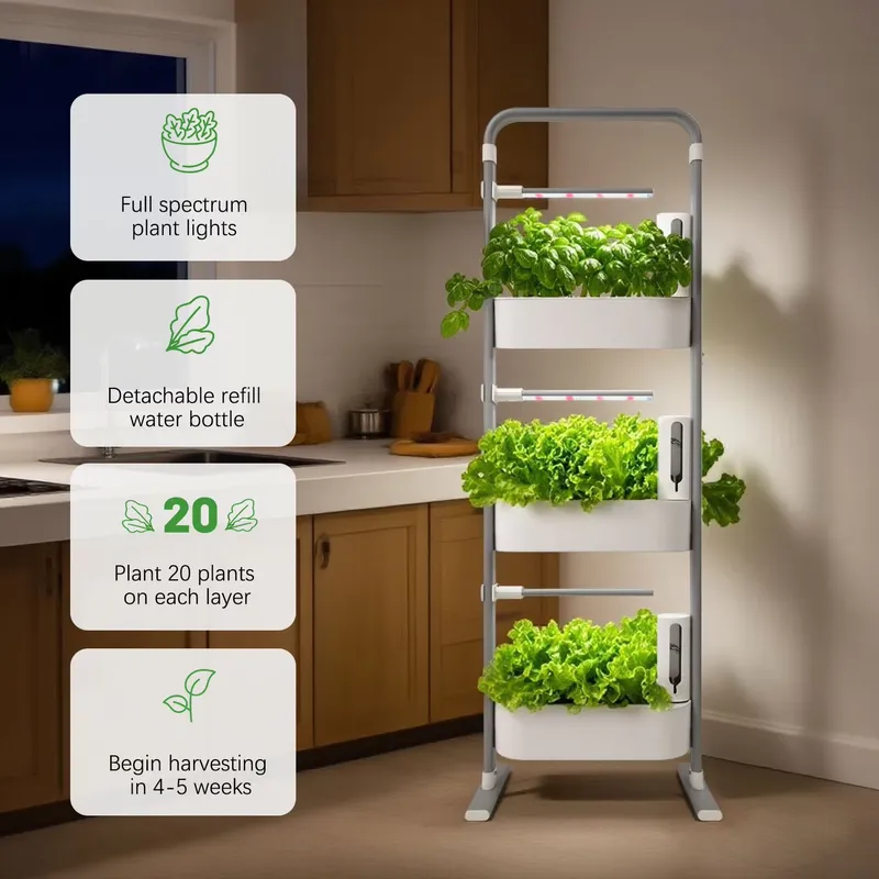 Smart Planter LED Grow Light E - Indoor Herb Garden Grow Light Smart Kit 评论和价格