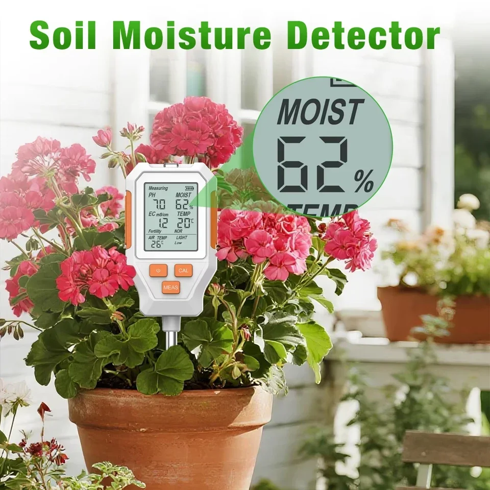 2026 LCD Display Soil Detector - Soil Ph Meter 3 In 1 Moisture Sunlight 评论和价格