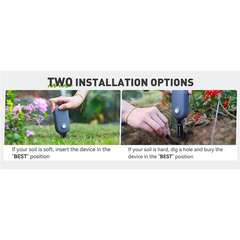 AB46-Smart For Planting, Garde - Smart Plant Sensor Soil Moisture Meter 评论和价格