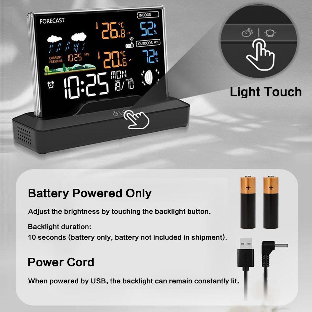 Digital Wireless Weather Stati - Wireless Weather Station Indoor Outdoor 评论和价格