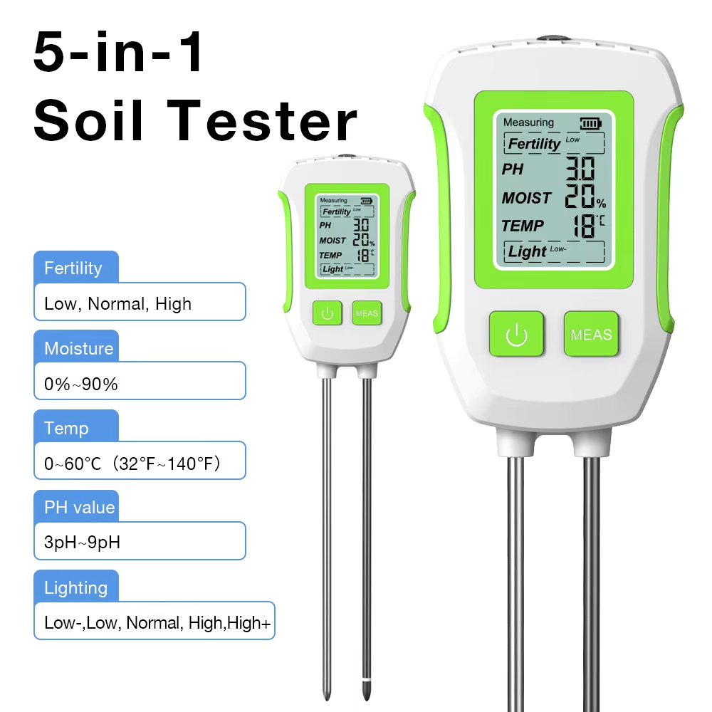 3/5‑in‑1 Multifunctional Soil  - Soil Ph Meter 3 In 1 Moisture Sunlight 评论和价格