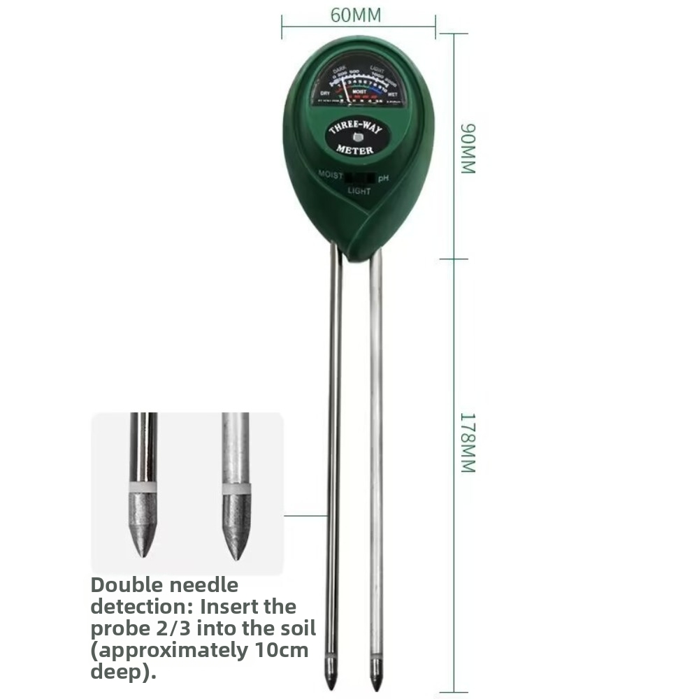 3 in 1 Soil PH Meter Soil Mois - Soil Ph Meter 3 In 1 Moisture Sunlight 评论和价格
