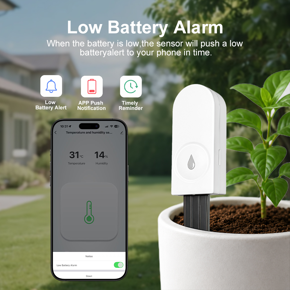 Zigbee 3.0 Soil Moisture Senso - Tuya Zigbee Soil Moisture Temperature Sensor 评论和价格