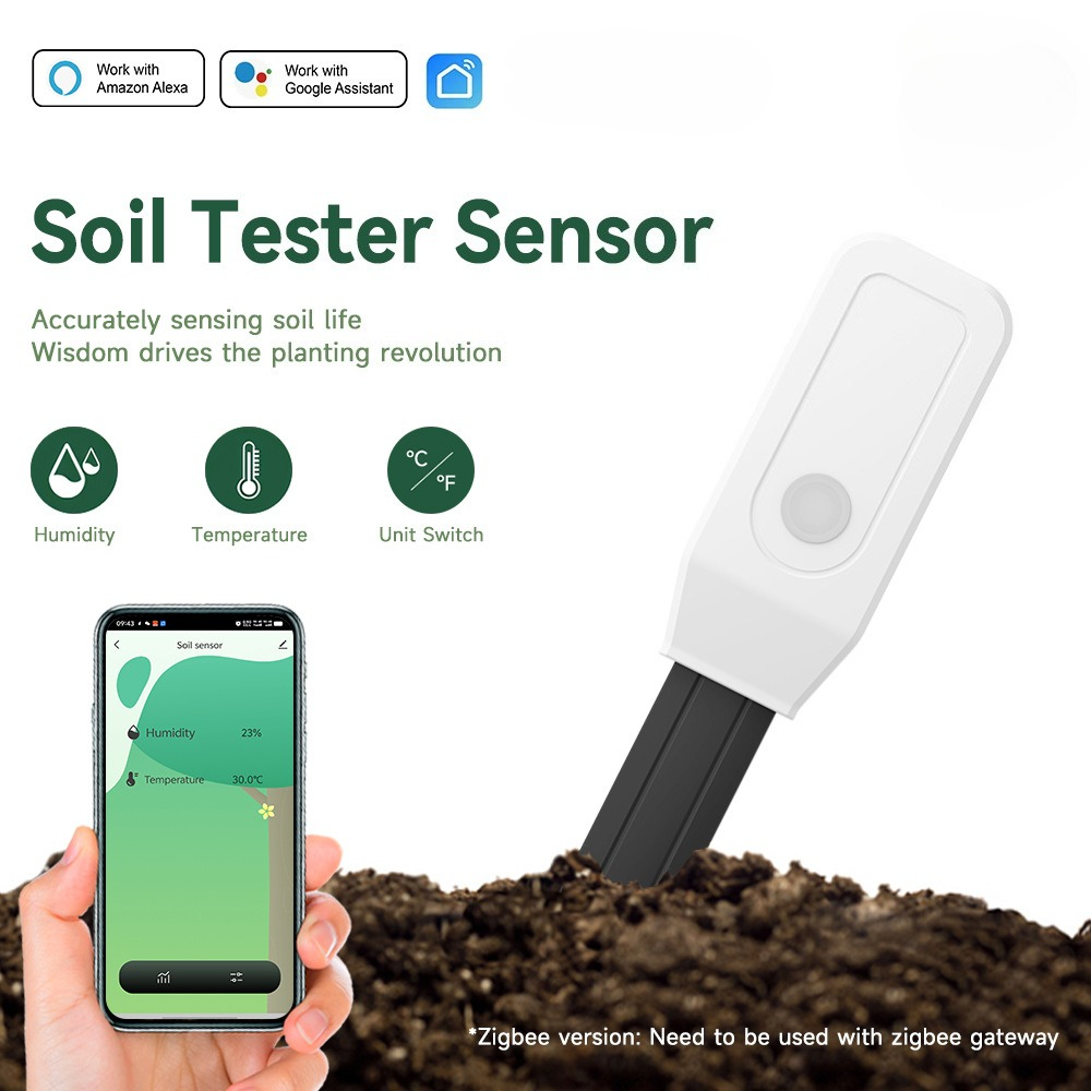 Tuya Smart Soil Moisture & Tem - Wifi Soil Moisture Sensor Garden App 评论和价格