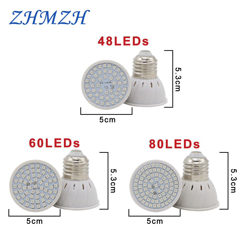 E27 LED Plant Growing Lamp Bul - Plant Grow Light Full Spectrum Clip On 评论和价格