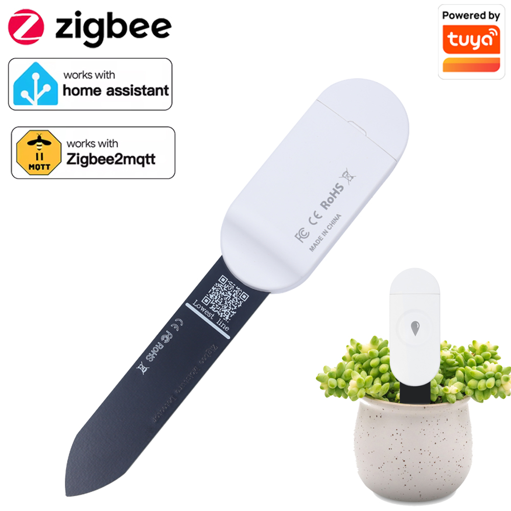 Tuya Zigbee Temperature Humidi - Tuya Zigbee Soil Moisture Temperature Sensor 评论和价格