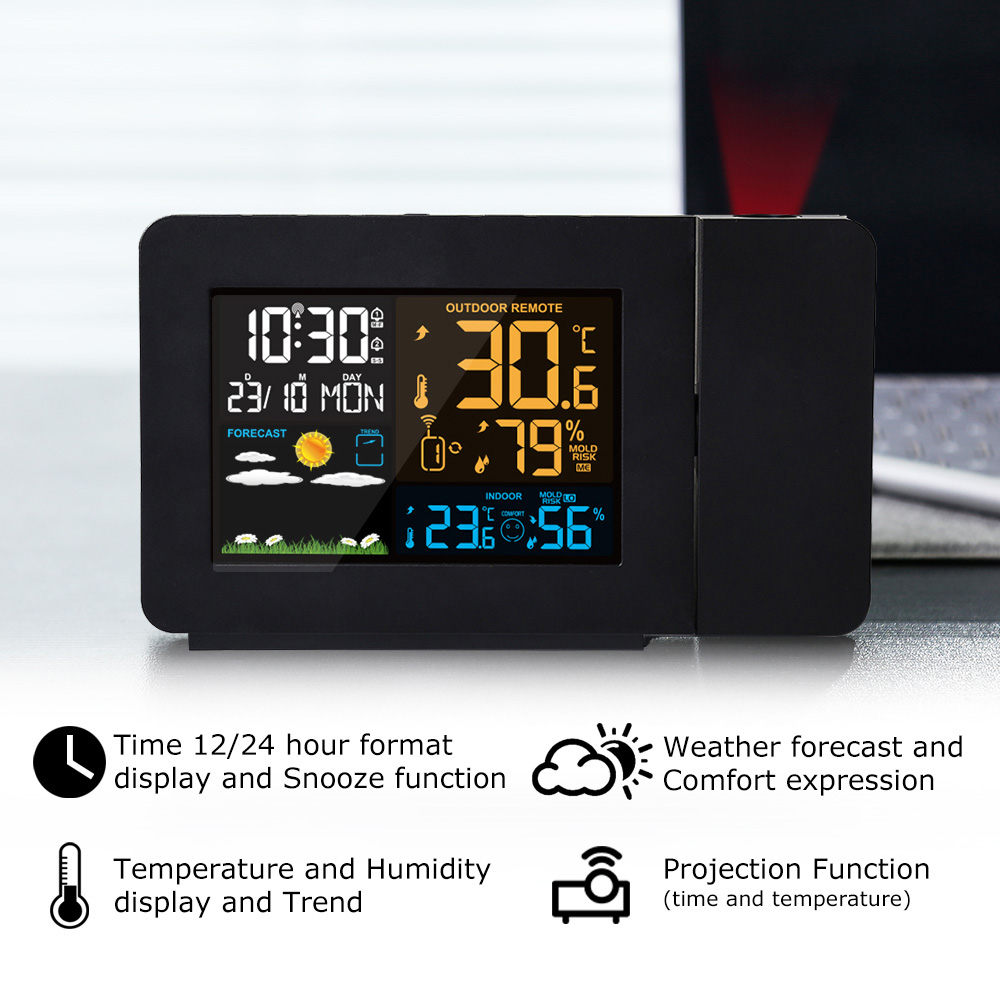 FanJu Weather Station Wireless - Wireless Weather Station Indoor Outdoor 评论和价格