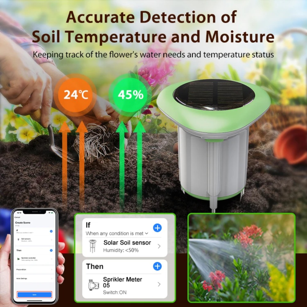 Smart Garden Plant Monitor Too - Wifi Soil Moisture Sensor Garden App 评论和价格