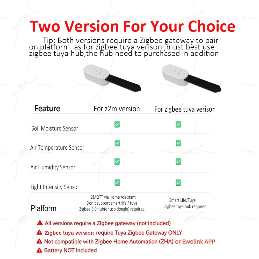 4in1 Zigbee Soil Moisture Temp - Tuya Zigbee Soil Moisture Temperature Sensor 评论和价格