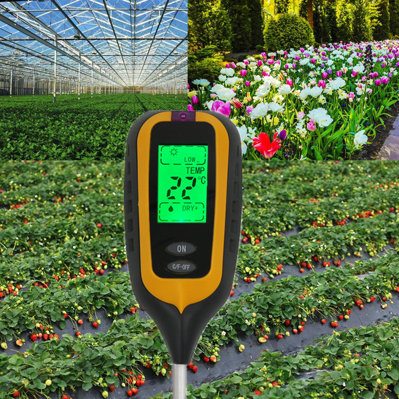 3/4 IN 1 Digital Soil Moisture - Soil Ph Meter 3 In 1 Moisture Sunlight 评论和价格