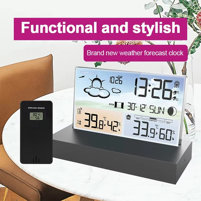 Transparent Weather Station In - Wireless Weather Station Indoor Outdoor 评论和价格