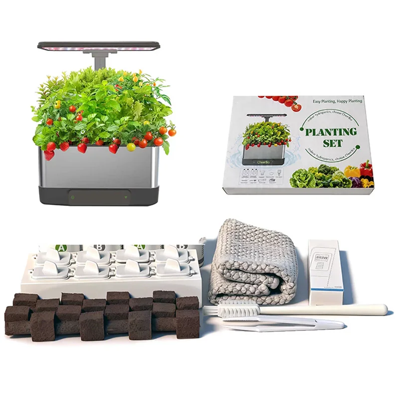 Hydroponic Growing System Kit  - Indoor Herb Garden Grow Light Smart Kit 评论和价格