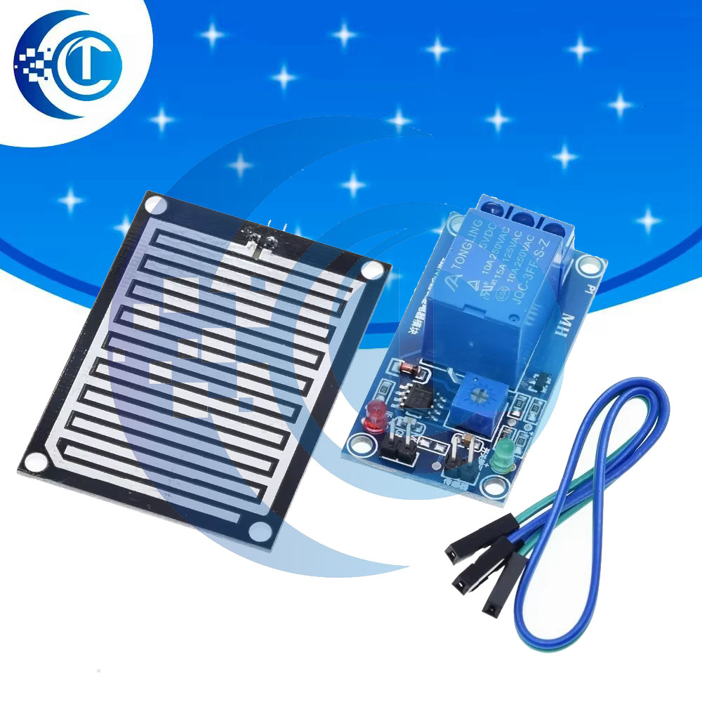 EGBO Rain Sensor Kit (1PCS): R - Soil Moisture Sensor Relay Module Arduino 评论和价格