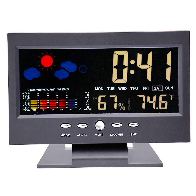 Multifunction Digital Weather  - Wireless Weather Station Indoor Outdoor 评论和价格