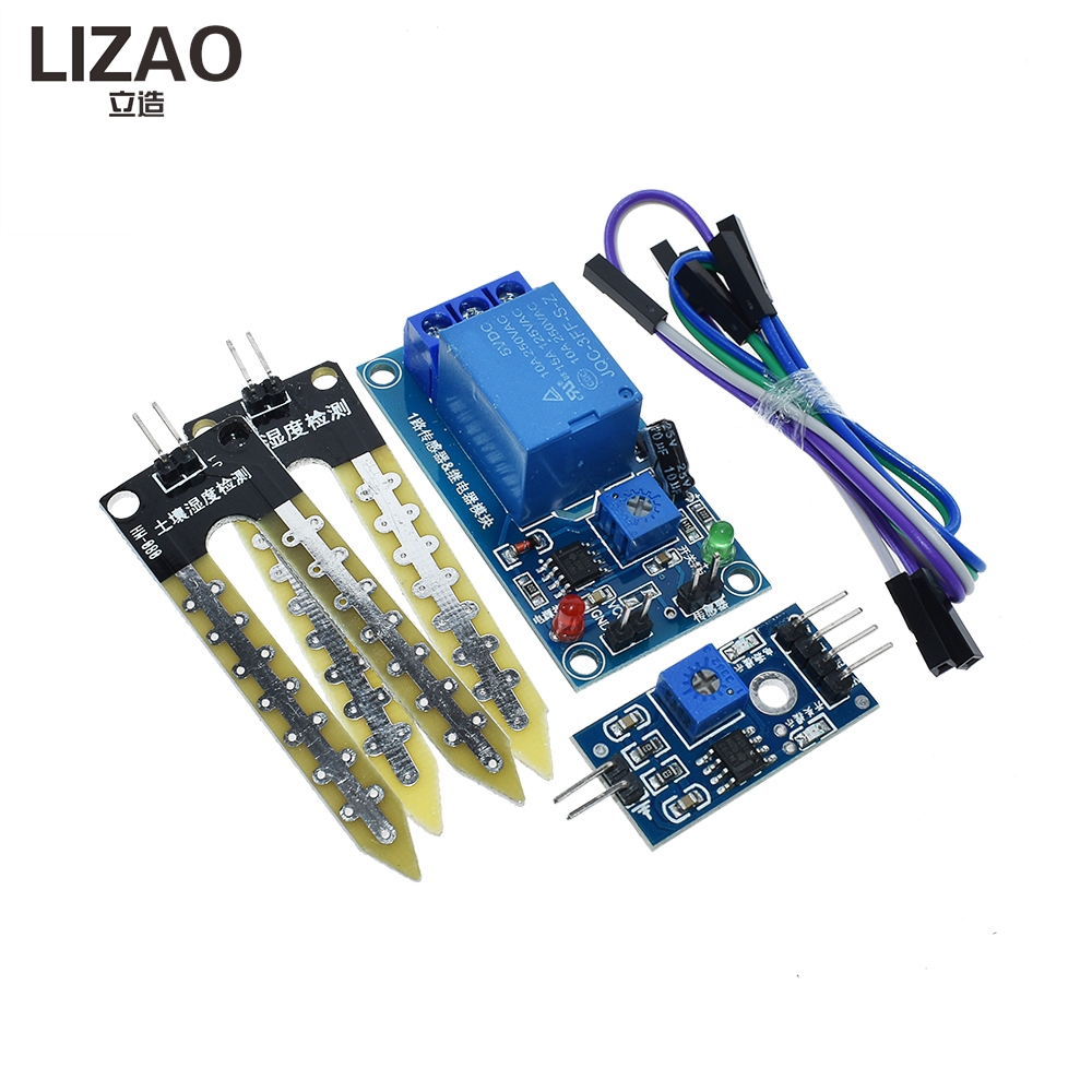 LIZAO Soil Moisture Sensor Con - Soil Moisture Sensor Relay Module Arduino 评论和价格