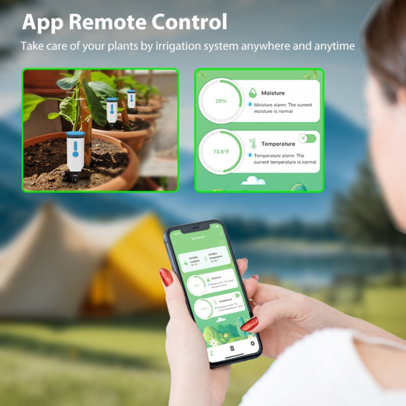 New Soil Moisture Sensor Tuya  - Smart Plant Sensor Soil Moisture Meter 评论和价格
