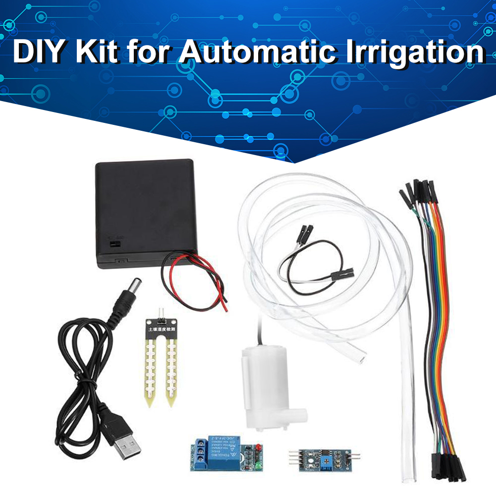 1-10X Automatic Irrigation Sys - Soil Moisture Sensor Relay Module Arduino 评论和价格