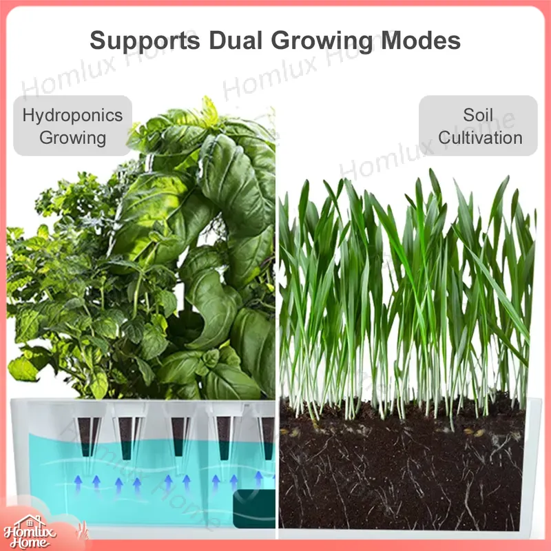 Hydroponic Growing System Indo - Indoor Herb Garden Grow Light Smart Kit 评论和价格