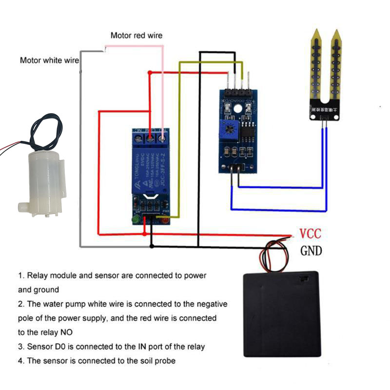Automatic Irrigation Module DI - Soil Moisture Sensor Relay Module Arduino 评论和价格