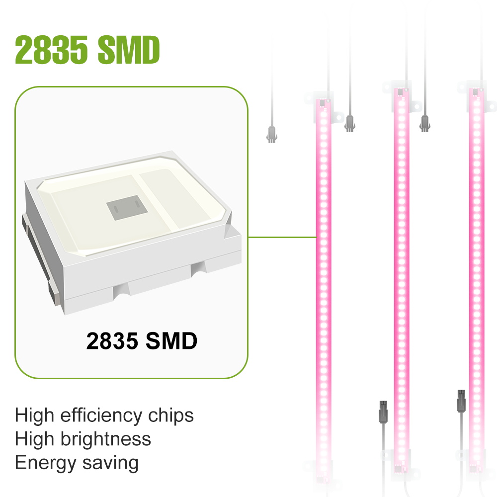12 Head LED Grow Light Strip F - Plant Grow Light Full Spectrum Clip On 评论和价格