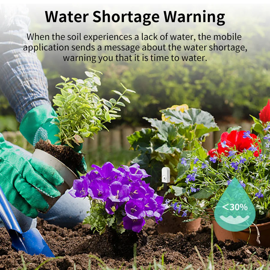 Tuya Smart ZigBee Soil Moistur - Smart Plant Sensor Soil Moisture Meter 评论和价格