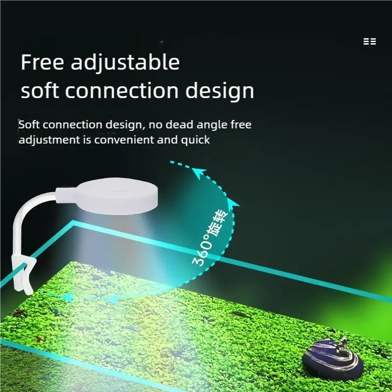 3W LED Clip-On Aquarium Light  - Plant Grow Light Full Spectrum Clip On 评论和价格