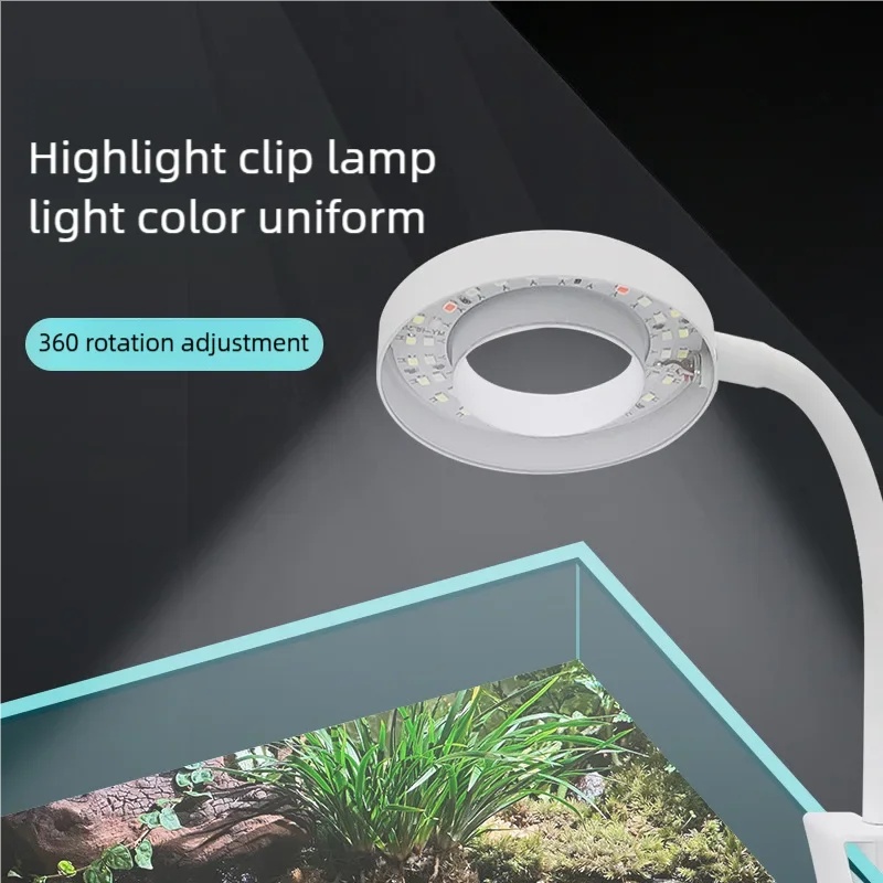 3W LED Clip-On Aquarium Light  - Plant Grow Light Full Spectrum Clip On 评论和价格
