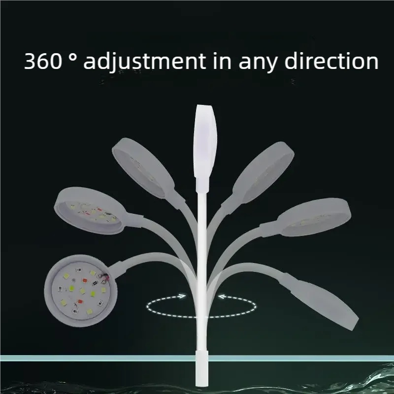 3W LED Clip-On Aquarium Light  - Plant Grow Light Full Spectrum Clip On 评论和价格