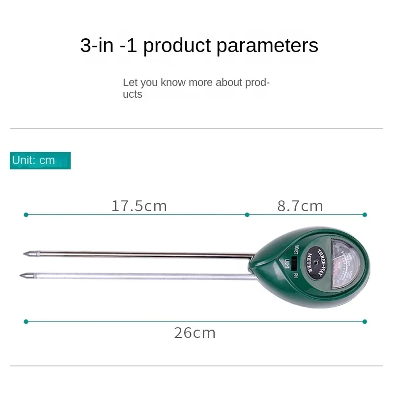 3 in 1 Soil PH Meter, Moisture - Soil Ph Meter 3 In 1 Moisture Sunlight 评论和价格