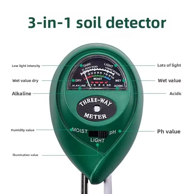 3 in 1 Soil PH Meter Sunlight  - Soil Ph Meter 3 In 1 Moisture Sunlight 评论和价格