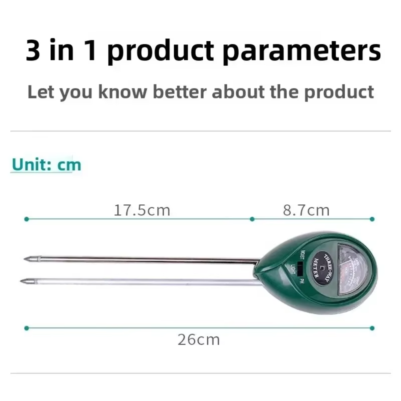 3 in 1 Soil PH Meter Sunlight  - Soil Ph Meter 3 In 1 Moisture Sunlight 评论和价格