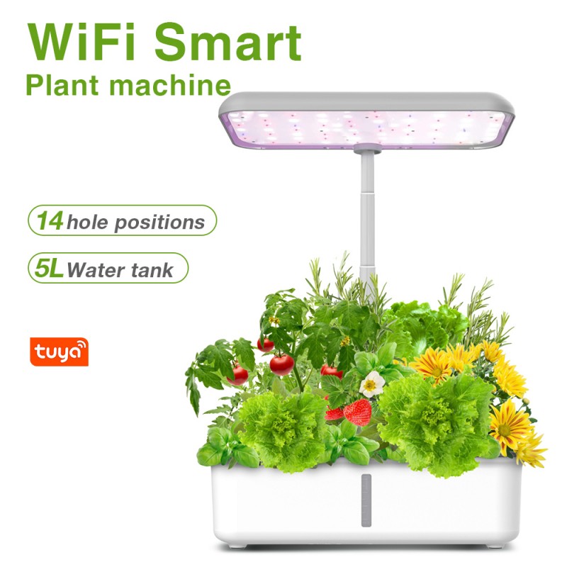 Tuya WiFi Smart Hydroponic Gro - Indoor Herb Garden Grow Light Smart Kit 评论和价格