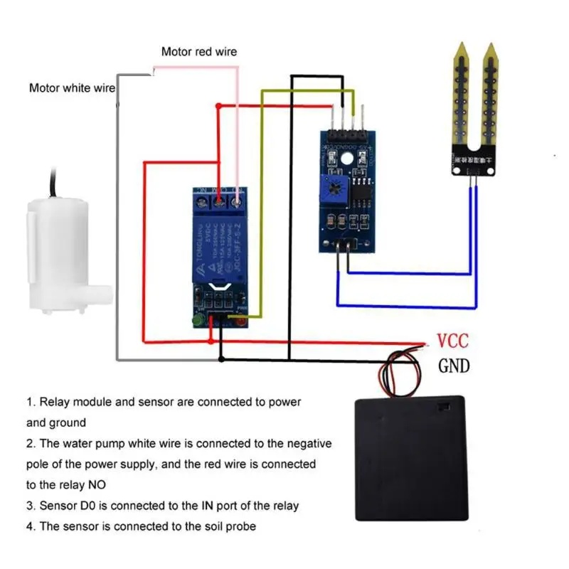 16PCS/set Automatic Irrigation - Soil Moisture Sensor Relay Module Arduino 评论和价格
