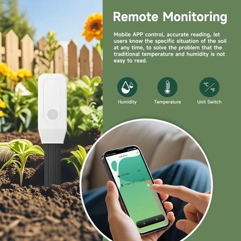 Tuya WiFi Smart Soil Moisture  - Wifi Soil Moisture Sensor Garden App 评论和价格