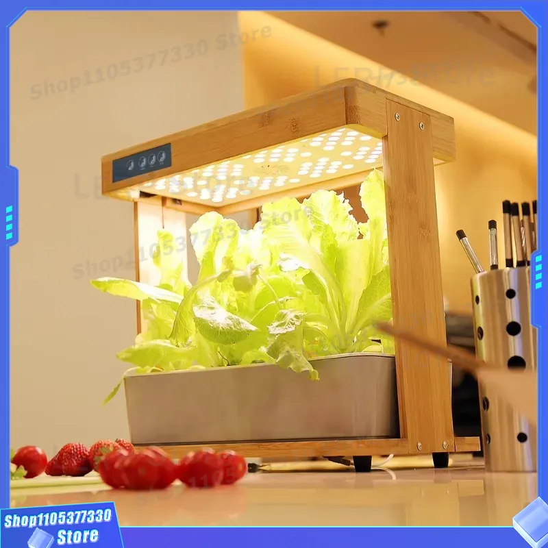 8 Pod Hydroponic Growing Syste - Indoor Herb Garden Grow Light Smart Kit 评论和价格