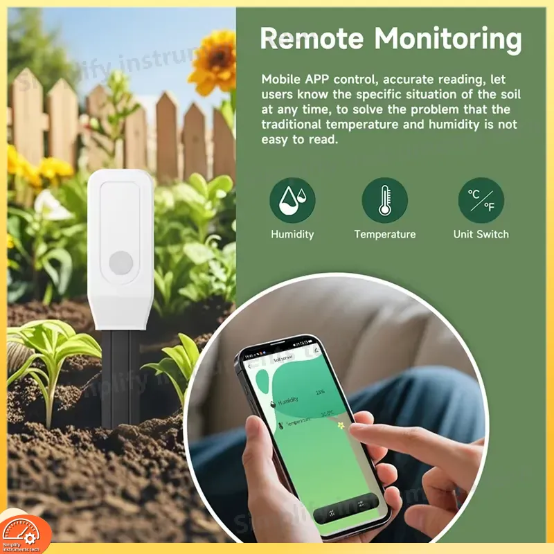 Smart WiFi Soil Moisture Senso - Wifi Soil Moisture Sensor Garden App 评论和价格